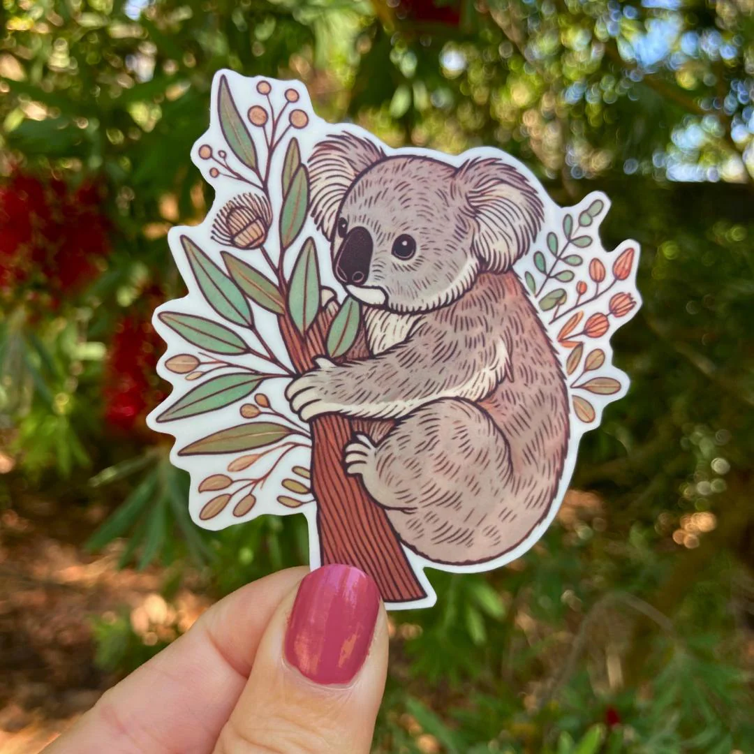 Vinyl sticker collection: Australian Animals, Plants & Birds