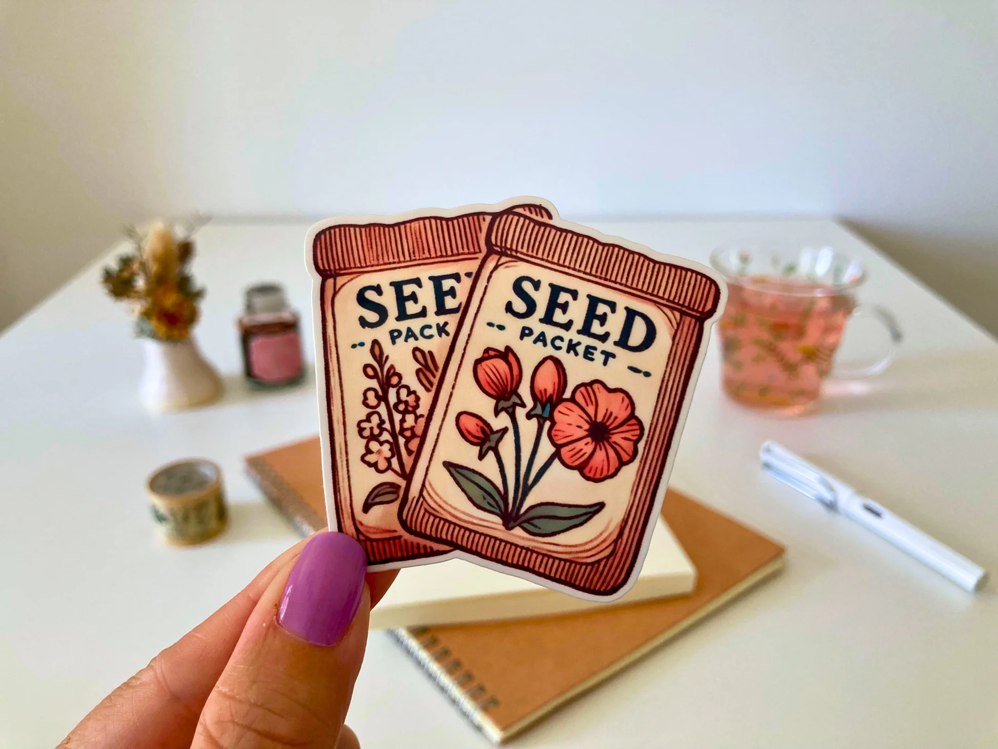 Vinyl sticker collection: Cottage Garden