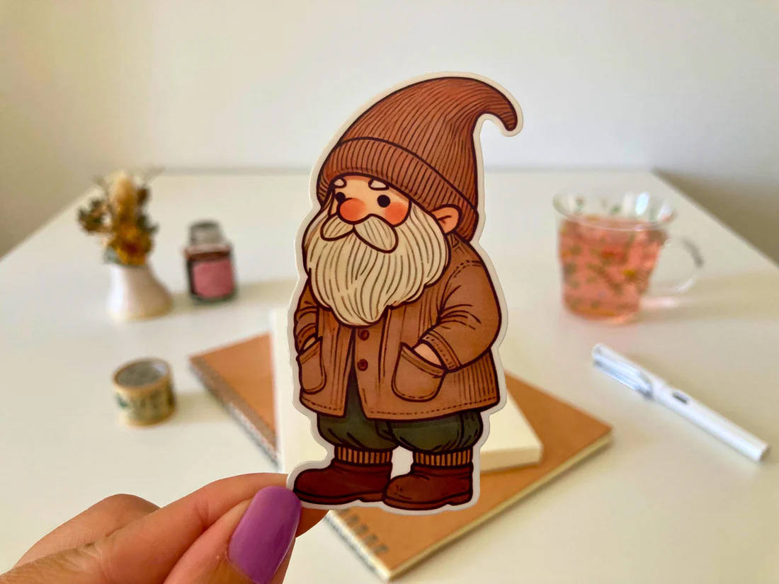 Brown Hat Garden Gnome