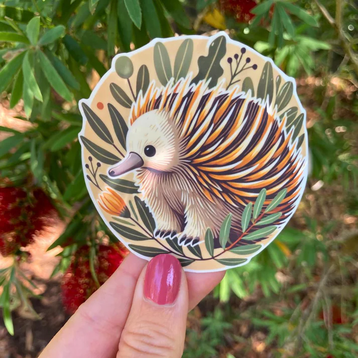 Echidna Vinyl Sticker