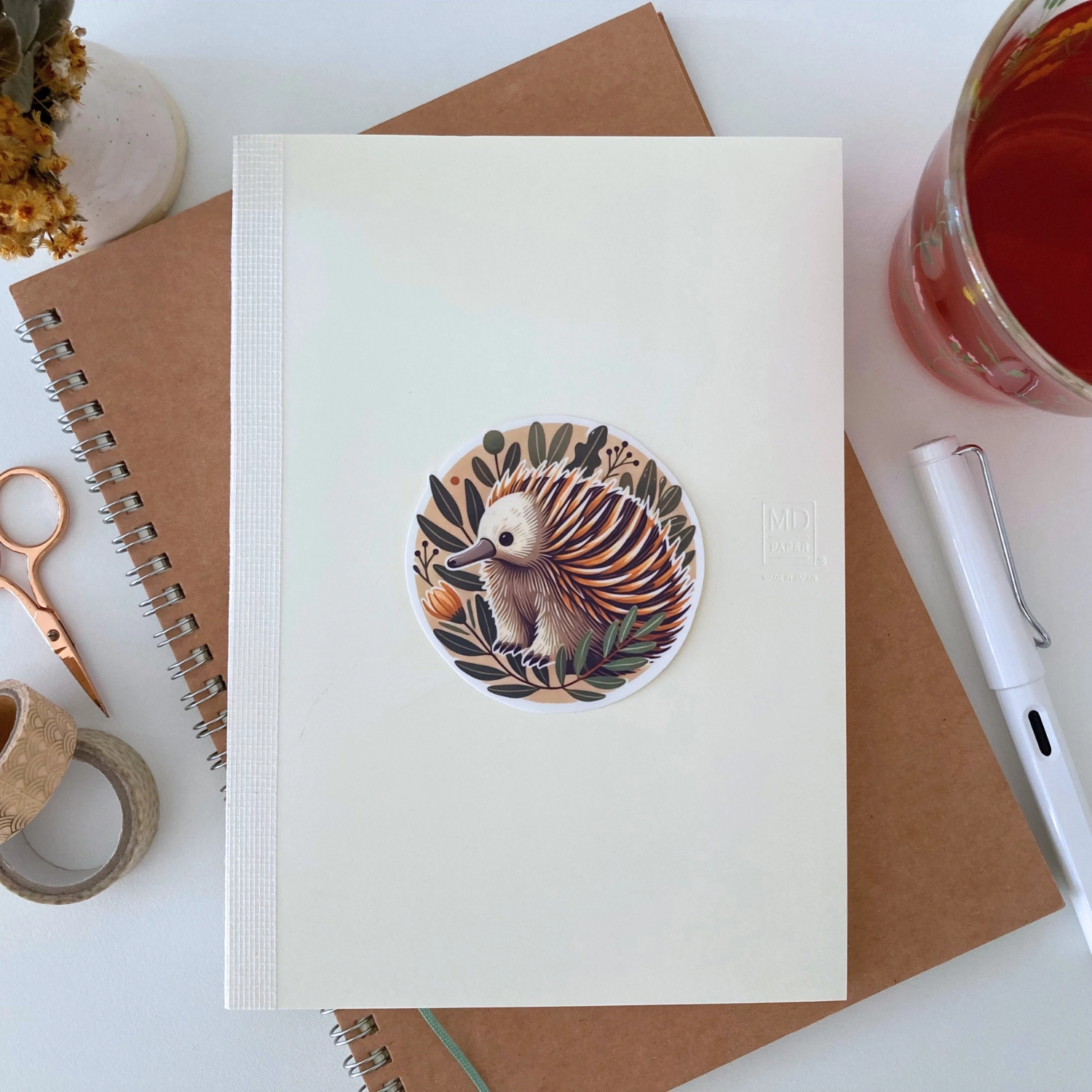 Echidna Vinyl Sticker