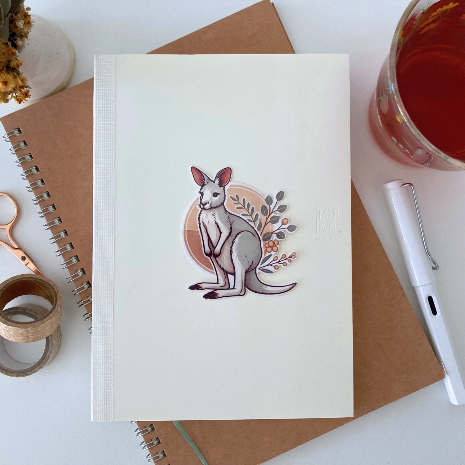 Kangaroo Vinyl Sticker