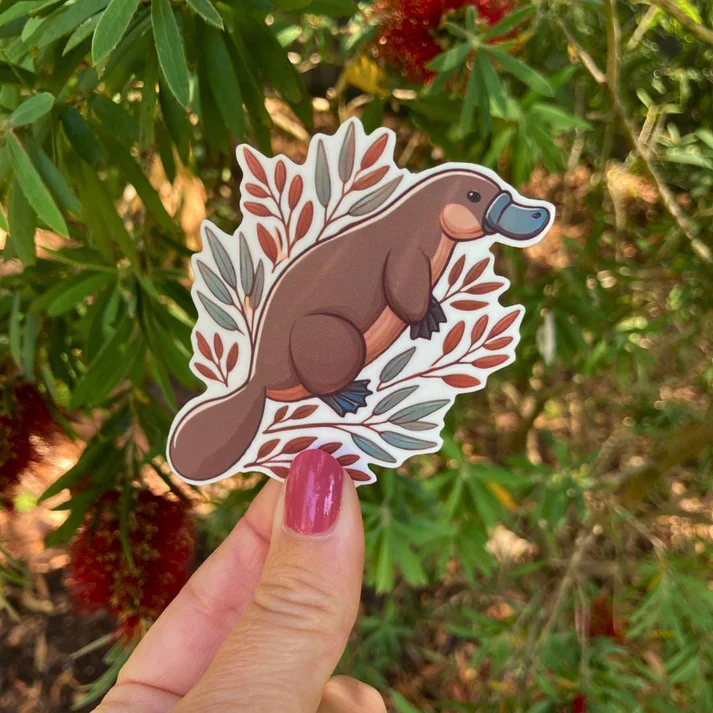 Platypus Vinyl Sticker