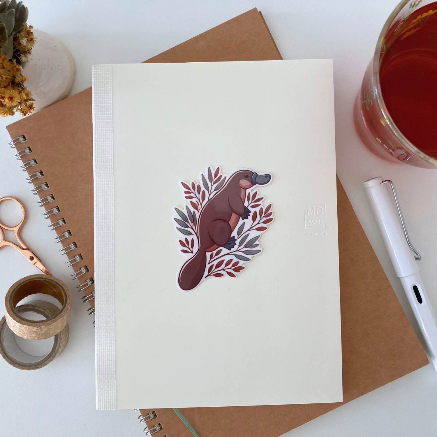 Platypus Vinyl Sticker