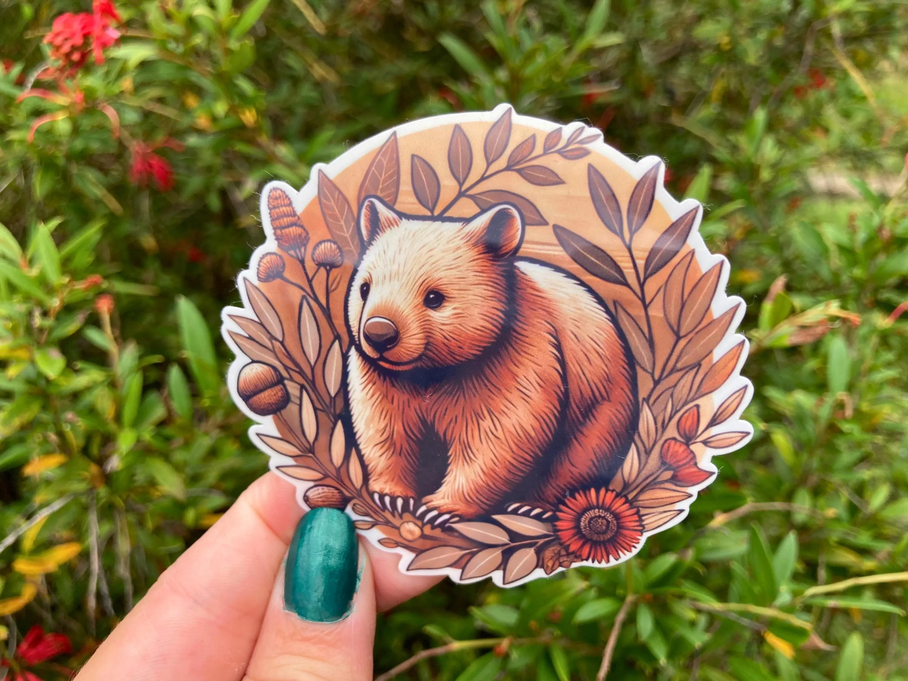 Wombat Vinyl Sticker