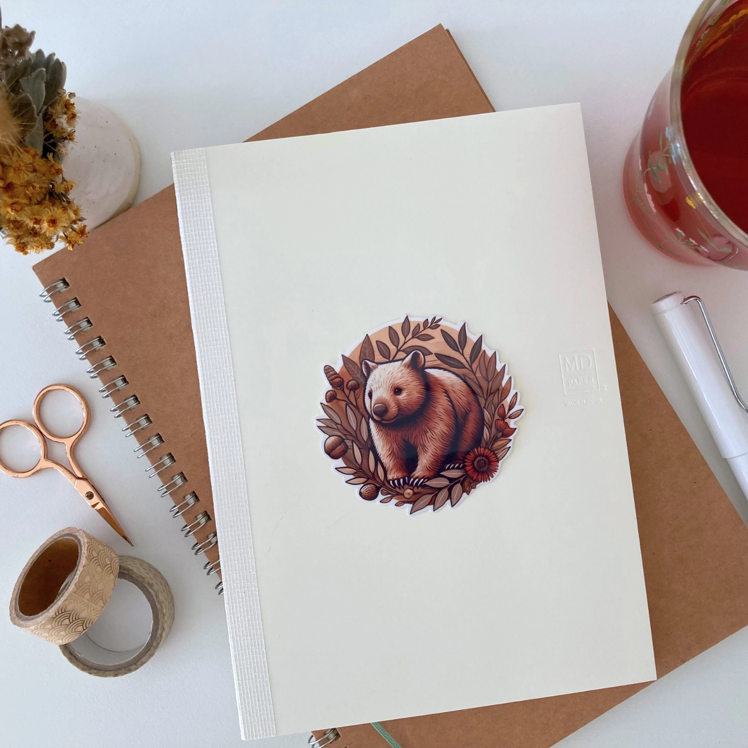 Wombat Vinyl Sticker