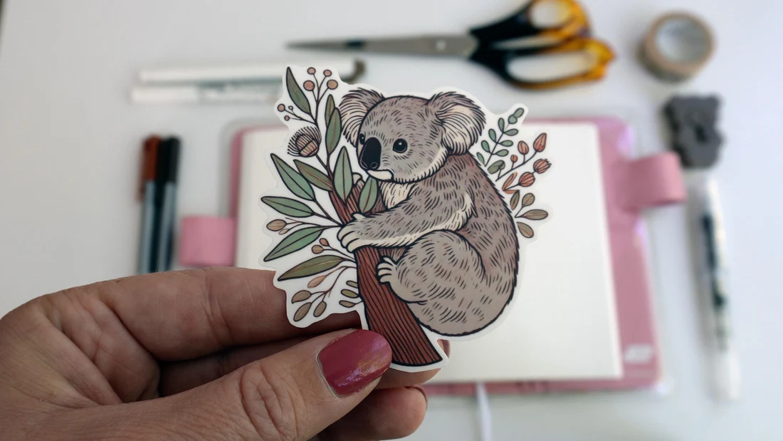 Koala Vinyl Sticker